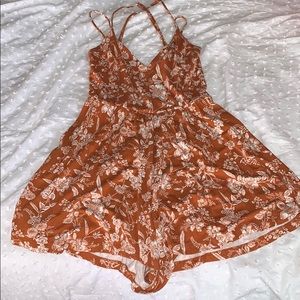 Orange Romper